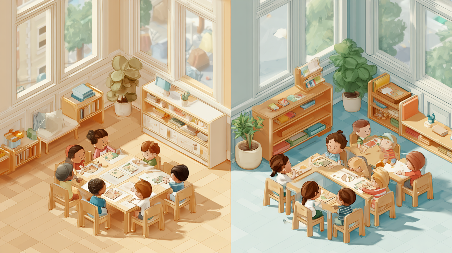 Montessori vs école traditionnelle: comparatif pédagogique détaillé
